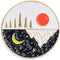 Enamel Pins for Backpacks Sun Moon Round Reversable Pin for Men and Women Day Night Brooch Pins for Jackets...