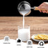 Saucepan with Pour Spouts Stainless Steel Handheld Oil Pan Sauce Pans Small Nonstick Milk Pot Kitchen Tool Sauce Pans for Milk Butter Sauce?250ml?...