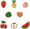 8Pcs Fruits Enamel Brooches Pins Watermelon Strawberry Pineapple Kiwi Orange Peach Cherry Apple Enamel Pins Cute Fruits Lapel Pins Brooches Pin Ba...