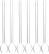 DOITOOL 6Pcs Clear Glass Espresso Spoons Teaspoons, Glass Stirring Spoons Coffee Mixing Spoons Coffee Tea Stirrers for Home Bar Party, 5.58...