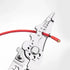 Multifunctional wire stripper, cable cutting pliers, multi-purpose professional wire stripper, crimper...