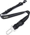 Dog Seat Belts for Car, Adjustable Nylon Restraint Car Seat Belt for Dog, Strong Dog Car Safety Harness with Elastic Bungee Buffer, 360 Degree Swi...