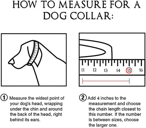 Gold Chain Dog Collar Cuban Link Chain Stainless Steel Metal Links 11MM Heavy Duty Walking Training Collar for Medium Large Dogs(11MM, 24")...