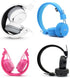 NIA Wireless Over Ear Headphones, Multifunctional Foldable Colorful Stereo Bass Bluetooth Headsets with 3.5mm Jack/Microphone/MP3 Player/FM Radio ...