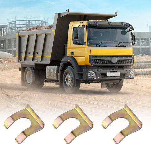 15 Pcs Brake Line Clips Metal Brake Line Retainer, Steel Replacement U Shaped Brake Hose Bracket Brake Hose Retaining Clamp, Replacement Hose Reta...