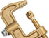 Welding Ground Clamp 500A Brass Material Classical G Shape Ground Welding Earth Clamp Brass Welding Clamp for Welding Machine...