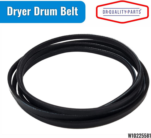 Dryer Drum Belt Exact Fit for WE12M29 137292700 AP4565702, 134163500, 134503900, 148271, 1615170, 5303283287, PS3408299 Compatible with GE Frigidaire Kenmore and more