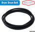 Dryer Drum Belt Exact Fit for WE12M29 137292700 AP4565702, 134163500, 134503900, 148271, 1615170, 5303283287, PS3408299 Compatible with GE Frigidaire Kenmore and more