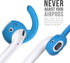 EarBuddyz 2.0 Ear Hooks and Covers Accessories Compatible with Apple AirPods 1 & 2 or EarPods Headphones/Earphones/Earbuds (3 Pairs) (Sky Blue)...