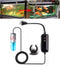 Mini 3W Timer Aquarium &UV-C Water Clean Light Aquarium Algae Clean Light Water Green Clean Fish Tank Water Clean Lamp for Sump Pond Filter Tank...