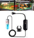Mini 3W Timer Aquarium &UV-C Water Clean Light Aquarium Algae Clean Light Water Green Clean Fish Tank Water Clean Lamp for Sump Pond Filter Tank...