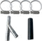 Heater Hose Aluminum Y Connector Repair Kit for Dodge Grand Caravan 2008-2019, Journey 2009-2010 for Chrysler Town and Country 2008-2016, Navigato...