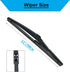 Rear Wiper Blade-11 inch Rear Windshield Wiper Blades for Hyundai Accent 2012-2022 / Kia Rio 2012-2022/ Toyota Prius V 2012-2019 /Jeep Grand Chero...