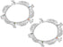 Efulgenz Indian Silver Tone Bell Charms Tassel Chain Anklet Set for Women Bracelet Payal Foot Jewelry...