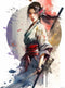 QAZWSX Attractive Young Woman Figures Diamond Painting Kits for Adults, 5D DIY Round Full Drill Cross Stitch Crystal Rhinestone Embroidery Paintin...