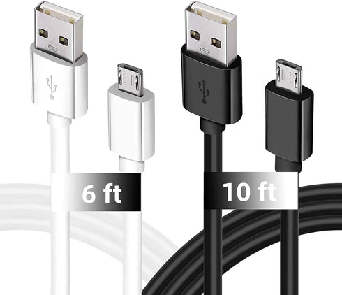 DEEGO Charging Cable for Samsung Galaxy S7, 2Pack 6Ft 10Ft Long Charger Cable, Android Phone Fast Charger Cord for Samsung Galaxy S7 S6 Edge,Note ...