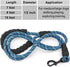 7FT/8FT/10FT Heavy Duty Rope Dog Leash, 1/2" Diameter Strong Nylon Medium Large Dog Leash with Soft Handle - for Outdoor Pets Walking Playing Expl...