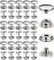 240 Pieces Stainless Steel Snap Fastener, BetterJonny 15mm Heavy Duty Snap Button Press Stud Cap for Jeans Fabric Jackets Clothes Bag Leather DIY ...