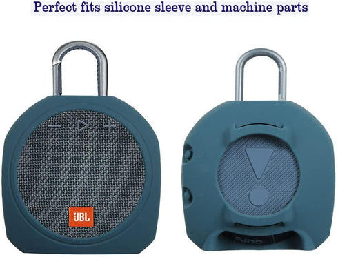 Hermitshell Silicone Carrying Case Replacement for JBL Clip 3 Portable Waterproof Wireless Bluetooth Speaker (Blue)......