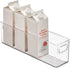 mDesign Plastic Kitchen Organizer - Storage Holder Bin with Handles for Pantry, Cupboard, Cabinet, Fridge/Freezer, Shelves, and Counter - Holds Ca...