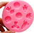 Astronaut Fondant Molds, Robot Rocket Planet Polymer Clay Molds for Jewelry Making, Moon Spaceship Clay Earring Molds Set of 2, Pink...