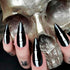 Halloween Nail Art Stickers, Luminous Halloween Nail Decals 3D Self Adhesive Nail Art Supplies Halloween Glow in The Dart Nail Designs Halloween C...
