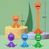 Pop Tubes Octopus Baby Toys (4 Pack), Telescopic Suction Cup Octopuses Toy, Creative Toddler Sensory Toys, Autism Fidget Toy for Kids, Party Favor...
