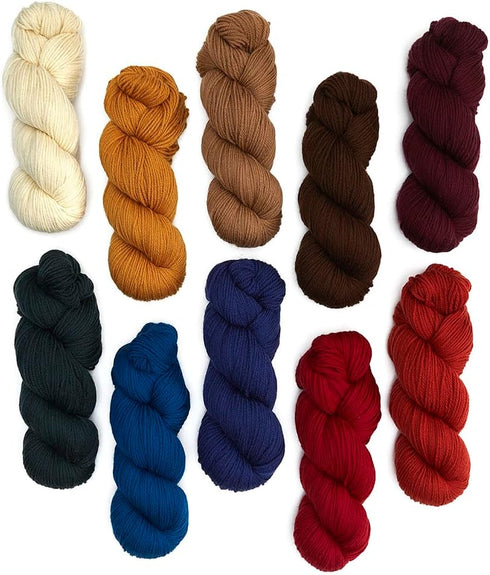 Meriwash - 100% Superwash Merino Wool Yarn 100 Grams Hank DK Weight - Sourced Directly from Peru - Heavenly Soft and Perfect for Knitting and Croc...