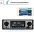 Car Stereo for Bluetooth, Retro Car FM Radio Smart Player, Electronic Auto FM Radio Receiver, Hands-Free Calling, Support MP3/WMA/WAV/AUX...