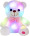 BSTAOFY Light up Mother's Day White Teddy Bear LED Stuffed Animal Soft Nightlight Glow Bear Plush Toy Gifts for Kids Mom Girls Valentine's Day Bir...