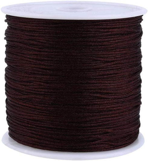 Nylon Beading Cord for Chinese Knotting Macrame String Bracelet Braided Thread Jewelry Making Material Coffee...
