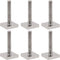 6PCS T-Track Adapter M6 x 35 mm T-Slot Bolts Stainless Steel 20x20mm Square Head Bolts Car Roof Bar Accessories for Car Roof Rack Roof Box Rail Ca...