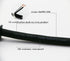 10 Feet Power Tool Cord Replacement,2 Prong 16AWG Oil Resistant Waterproof Rubber Flexible Cord (3.1Meters,Black) (16A2Prong)...