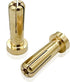 10pcs 5mm Gold Plated Banana Plug Connector Male for RC Model Vehicle Car Motor ESC LIPO Battery DIY Parts...