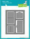 LAWN FAWN Lawn Cuts Custom Craft Die-Peekaboo Backdrop, Grey...