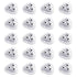 20-Pack Mini Self Adhesive Caster Wheels, 360 Degree Rotation Swivel Caster, Stick on Wheels for Small Furniture, Furniture Pulley Castor Plastic ...