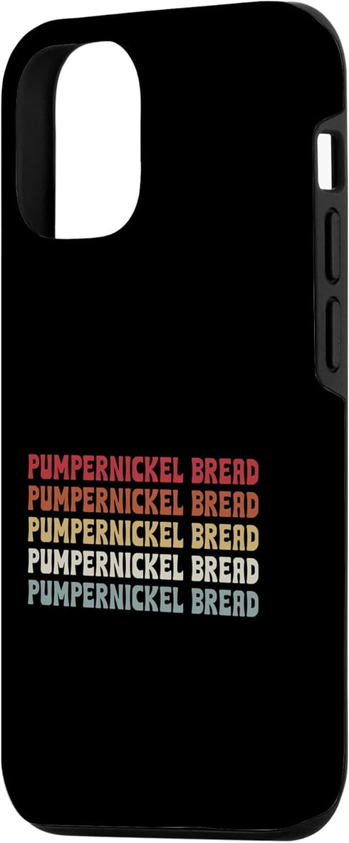 iPhone 14 Pumpernickel Bread Typeset Sourdough Rye Dark Case...