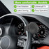 Steering Wheel Spinner Knob, 360 ° Rotation Silicone Steering Wheel Knob Non-Slip Car Power Handle Spinner for Cars Trucks Boats Tractors...