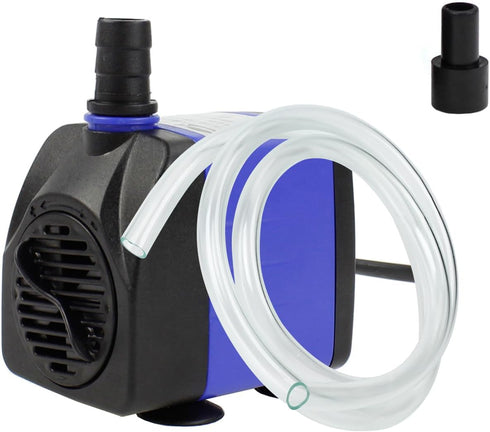 AQUANEAT Fountain Pump, 265 GPH Submersible Water Pump with 3.3 ft Tubing, for Aquarium Fish Tank, Water Table, Waterfall, Hydroponics...