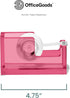 OfficeGoods Modern Acrylic Tape Dispenser - Non-Slip Rubber Holder Bottom- Appealing Design, Perfect for Home, School or Office Desk - Holds Small...