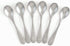 Knork Stainless Steel Demitasse Spoon (Set of 6), Matte Silver, Tiny Coffee-Appetizer Specialty Spoons, Specialty Demitasse...