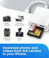 USB C SD TF Card Reader for iPhone 15 3-in-1 Type C Trail Camera Adapter Card Reader Plug and Play Compatible for MacBook Android Samsung, Chargin...