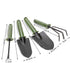 Garden Tools Set, 4 Piece A3 Steel Mini Shovel Set for Digging, Transplanting, Loosening Soil, Weeding, Home Indoor Gardening Garden Gifts(Four-Pi...