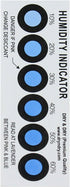 Dry & Dry Premium Humidity Indicator Cards (12 Cards) - 10-60% 6 Spot(Reusable)