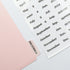 Pink Cash Envelopes A6 Binder Pockets Dividers 6 Tabs PP A6 Binder Inserts with Label Stickers Cash Envelope for Budgeting A6 6-Ring Budget Binder...