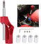 Qiilu Adjustable Shift Extension Shifter Knob with Adapters Stainless Steel Height Lever Extension Gear Shifter Extender Kit for Manual Shift Knob...
