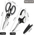 Food Grade Kitchen Scissors 3 Pack- Lifetime Replacement Warranty -Heavy Duty Stainless Steel Cooking Shears for Cutting Meat, Food, Fish, Poultry...