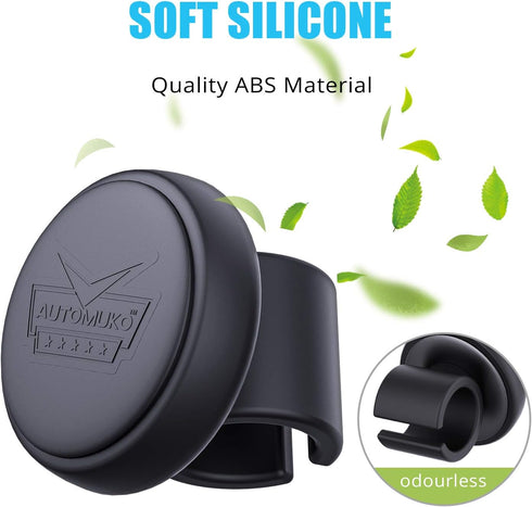 Steering Wheel Knob, Suicide Knob for Steering Wheel, Premium Silicone Finish Steering Wheel Spinner, Simple & Easy Installation No Tools Required...