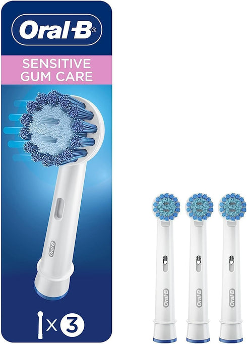 Oral-B Sensitive Gum Care Electric Toothbrush Replacement Brush Heads Refill, 3 Count...