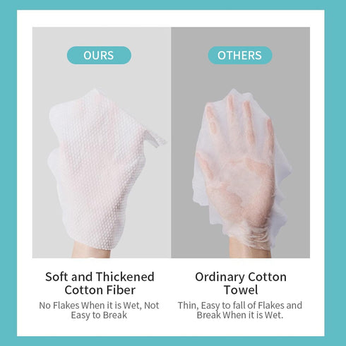 Disposable Face Towel, 120 Count Face Towel, Soft Cotton Face Clean Towels, Thickened Facial Dry Wipes for Skin Care, Facial Towels for Face Clean...